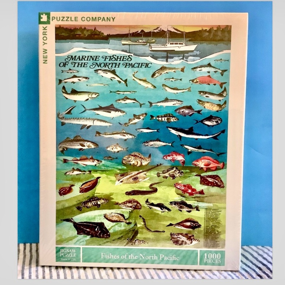 Brand New “Fishes of the California Current” 1,000 Piece Puzzle